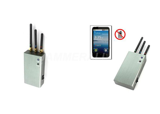 Brouilleur portatif de signal de téléphone portable de 5 bandes, 3G/dresseur réception de GSM/CDMA