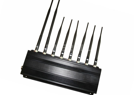 Fonctionnel multi de dispositif de brouilleur de signal de WiFi de puissance élevée avec 8 antennes