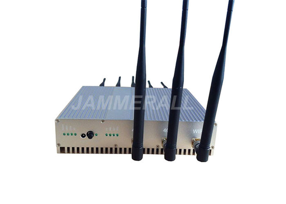 les antennes du brouilleur 8 de signal de téléphone portable de puissance élevée de 3G 4G dactylographient le brouilleur de signal de WiFi