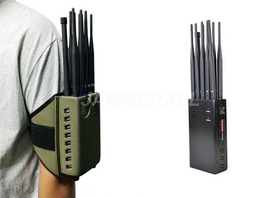Dresseur mobile tout-en-un portatif de signal de brouilleur de LoJack de 10 antennes