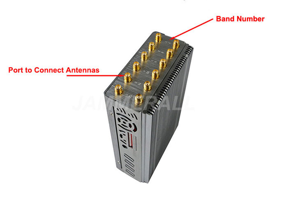 Brouilleur sans fil portatif de signal de 12 bandes pour WiFi/GPS/bloquer de LOJACK/3G 4G