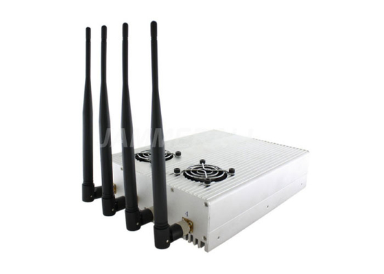 4 adaptateurs de bureau de courant alternatif De brouilleur de signal du téléphone portable 3G de bandes avec le bon système de refroidissement