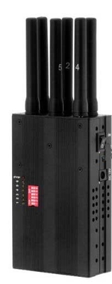 Antennes sélectionnables de l'isolant 3W 6 de WiFi de petit de Szie 3G 4G de signal téléphone de brouilleur