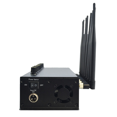 Dresseur cellulaire de WiFi GPS d'antennes du brouilleur 8 de signal de téléphone portable avec le système de refroidissement
