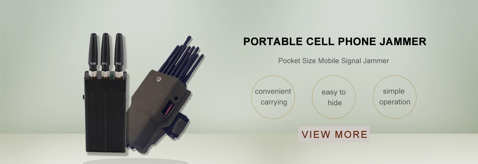 Brouilleur portatif de téléphone portable