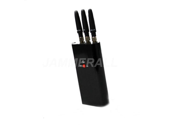 qualité  3 Antennas Portable Cell Phone Jammer , Mini - Pocket Size Mobile Signal Jammer usine