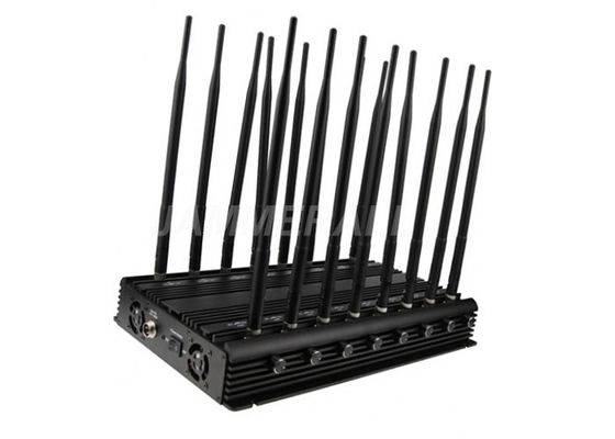 qualité  16 Antennas UHF VHF Jammer , All - In - One Cell Phone Signal Blocker usine