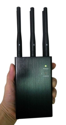 bandes sélectionnables de brouilleur portatif de téléphone portable de dresseur de 3G 4G WiFi 6 avec l'adaptateur à C.A.