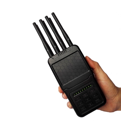 Le dresseur portatif 8 du brouilleur 3G 4G WiFi GPS de signal de téléphone portable de clés sélectionnables se réunit